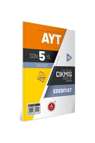 Ayt Edebiyat Son 5 Yıl Çıkmış Sorular - A Yayınları Ayt Edebiyat Son 5 Yıl Çıkmış Sorular - A Yayınları