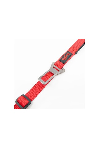 Travel Leash Araç Emniyet Tokası Kedi Köpek Gezdirme Sevk Kayışı Kırmızı S