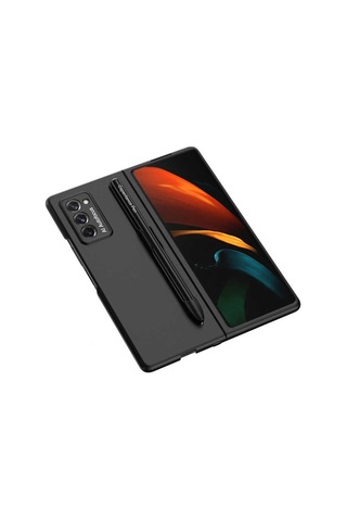 Galaxy Z Fold 2 Kılıf Zore Espen Kalem Bölmeli Kılıf