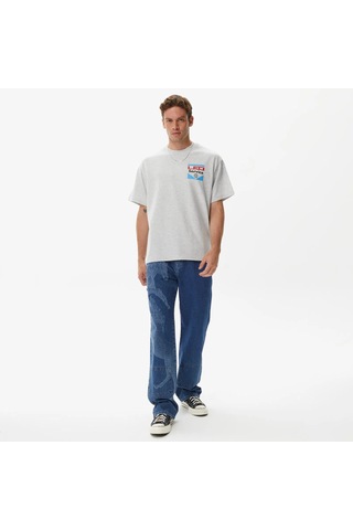 Leo Service Erkek Gri T-shirt