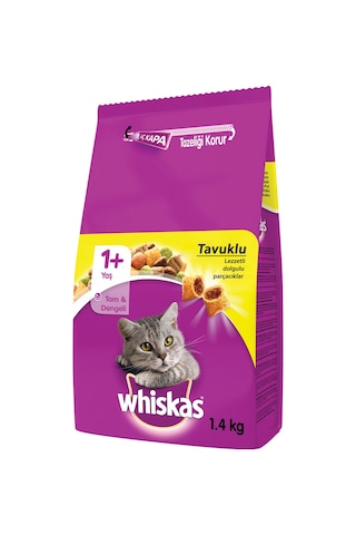 Whiskas Tavuklu ve Sebzeli Yetişkin Kedi Maması 1400 G