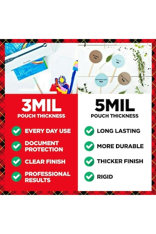 Scotch Thermal Laminator Pouches 3 Mil 100/pkg-8.9"x11.4" Letter Genel