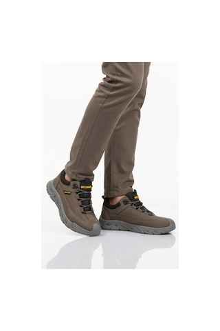 Gri Nubuk Hakiki Deri Erkek Outdoor Ayakkabı 240003 M Gri