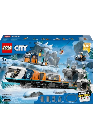 LEGO® City Kaşiflerin Kuzey Kutbu Ekspres Treni 60470 - 7 Yaş ve Üzeri Çocuklar için Yaratıcı Oyuncak Yapım Seti (1517 Parça)