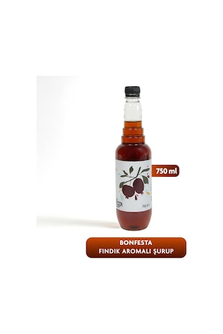 Bonfesta Fındık Aromalı Kahve ve Kokteyl Şurubu 750 ML