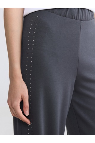 Lcw Modest Antrasit Taşlı Soft Touch Kadın Eşofman Altı