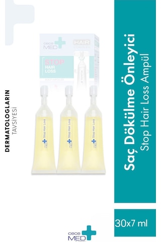 Cecemed Stop Hair Loss Saç Dökülmesine Karşı Ampül 30 X7 Ml