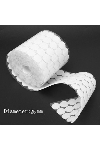 Pazly 20mm Beyaz Kendinden Yapışkanlı Kapatma Bandı Disk, Pratik Çözüm