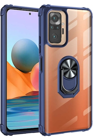 Xiaomi Redmi Note 10 Pro Tam Korumali Yüzüklü Renkli Kenarli Many 523165087