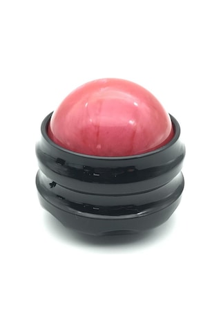 Dianziye 100'lü Paket Siyah Taban Kırmızı Toplu Reçine Masaj Topları - Kas Gevşetme, Akupunktur, Yoga Ve Fitness İçin Taşınabilir Masaj Aleti Çok Renkli