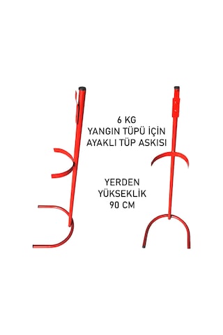 Yangın Söndürme Tüpü Askısı 6 Kg Yangın Tüpü İçin Uygun A Kalite Ev Araç İş Yeri İçin