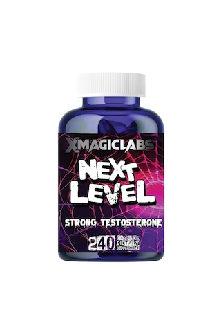 Xmagiclabs Next Level Testo Booster Daa Fadogia Agrestis Tongkat Ali 240 Kapsül