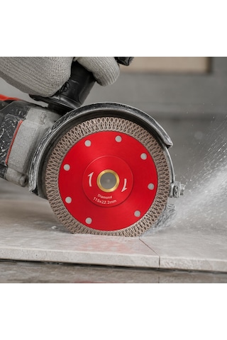 Bora 1 Adet 115 Mm X 22,2 Mm Elmas Testere Diski Granit Mermer Beton Kesim Disk