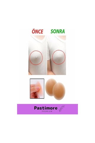 Premium Kadın Ten Meme İç Giyim Silikonlu Göğüs Ucu Kapatan Gizleyen Aparat Bant Çok Renkli