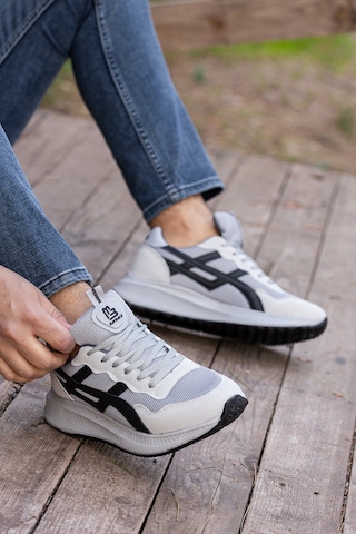 Garantili D120 Günlük Ortopedik Erkek Sneaker Spor Ayakkabı Füme