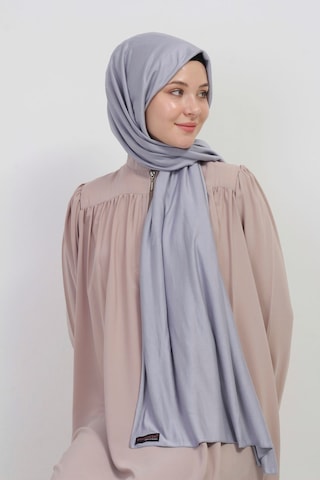 Manolyaşal İslamic Hijab Tesettür Penye Şal - 70 X 180 / Gri Gri