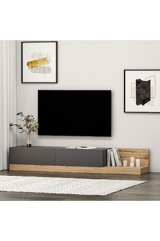 Tv Sehpası Masal Antrasit Çırağan 180 Cm