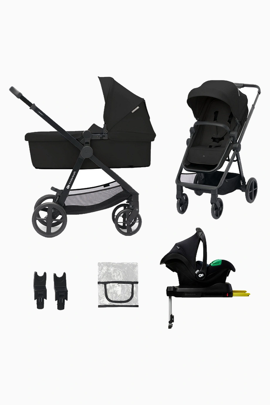 Kinderkraft Newly 4 in1 Bebek Arabası 22 Kg Taşıma