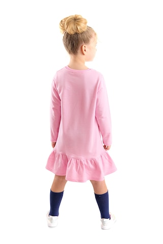 Denokids Unicorn Magic Kız Çocuk Pembe Elbise Renkli Çok Renkli