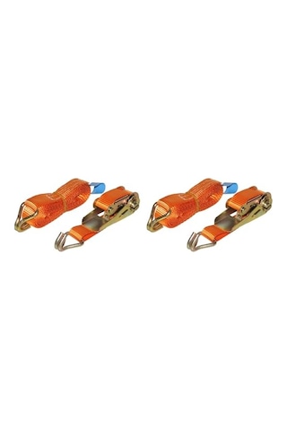 Apera Safeset Sg-27 25mm 1 İnç Spanzet 4 Mt Kolon Takım 400-800 Kg Kaldırma 6 Mm Çift J Kanca 1.1 Yük Gerdirme Hal