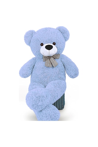 90 Cm Papyonlu Peluş Ayıcık - % 100 Yerli 001