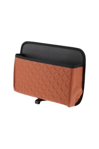 Kahverengi Evrensel 31 Cm Uzunluk 7 Cm Genişlik 22 Cm Yükseklik Araba Çöp Kutusu Askılı Çöp Kutusu Suni Deri 1 Adet Askılı