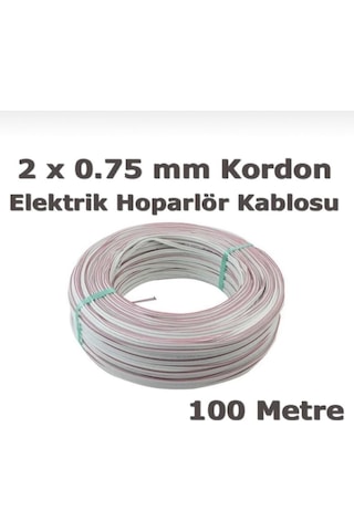 Beyaz 2 0,75 Kordon Başlıksız 100metre
