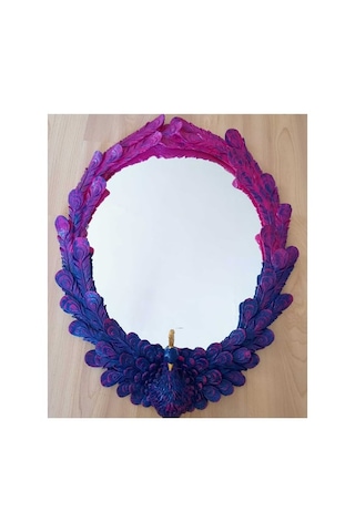 Tavuskuşu Polyester Ayna Mor - Pembe