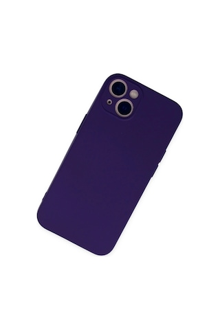 Newface Apple iPhone Uyumlu 13 Mini Kılıf Nano İçi Kadife Silikon Glblseme - 84 - Mor