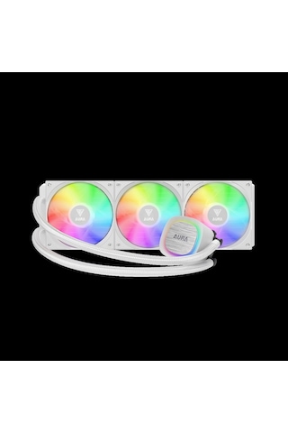 Gamdıas Aura Gl360 V2 Wh, White Edition, 360mm, Rgb, 3 Fanlı, Cpu Sıvı Soğutma