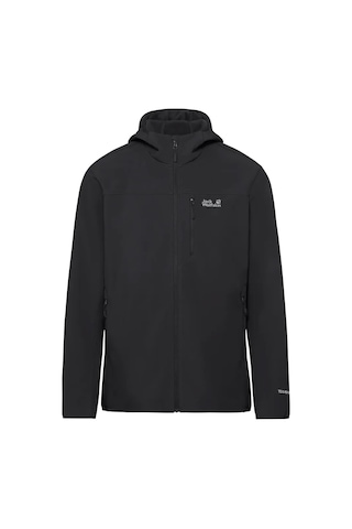 Jack Wolfskın A66308 Wild Winds Hooded Ceket Siyah