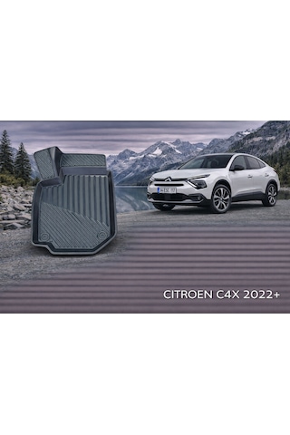 Citroen C4x 2022+ Uyumlu 3d Havuzlu Oto Paspas Premium