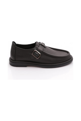 Dgn 500 Kadin Loafer Ayakkabi Siyah Napa