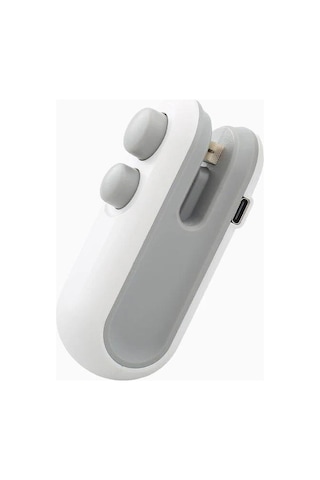 Beyaz Mini Isı Torbası Kapatma Makinesi Paket Kapatma Çantaları Plastik Gıda Kapatıcı Klip Çanta El Kapatıcı Gıda Ambalajı Isıyla Kapatıcı