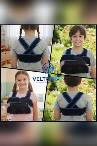 Çocuk Velpo Bandaj Çocuk Kol Kırığı,çocuk Omuz Çıkığı, Kol Burkulması Bandajı,çocuk Ortopedik Destek