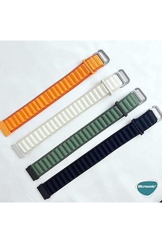 Samsung Galaxy  Uyumlu  Watch 6 Classic 47mm İçin Kordon Alpine Loop Bej