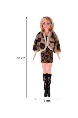 Good Girl 30 Cm Kürklü Ceketli Ve Çizmeli Moda Bebeği - Şık Aksesuarlı Manken Oyuncak Bebek S