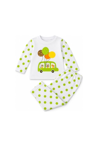 Love Minixx Bebek Kız -erkek % Pamuklu Pijama Takımı 3- 6 Yaş