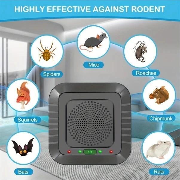 Trendooze Sunshine022 2025 Ses Dalgası Teknolojili Usb Haşere Kovucu 2li Set Böcek Sinek Fare