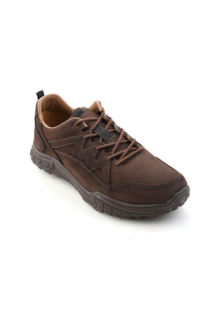 Bambi Kahve Nubuk Hakiki Deri Erkek Sneaker E01018272001