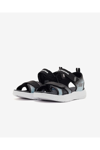 Skechers Mıcrospec-splash Büyük Erkek Çocuk Siyah Sandalet 407034l Bksl Siyah