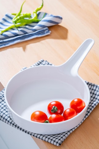 Bianco Perla Sunum Tava - 33 CM