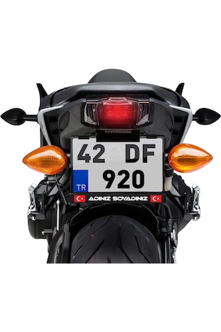 İsme Özel Motorsiklet Plakalığı Motor Plakalığı 1 Adet