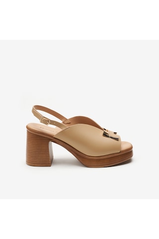 Beige Sandalet Kadın 8e6099dm Donna Serena T. 6099dm Bej