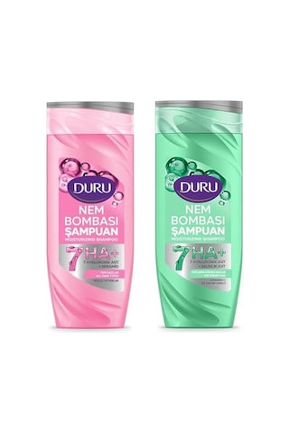 Bombası Şampuan 7 Hyaluronik Asit Ve Seramid Tüm Saçlar Ve Yağlı Saçlar Için Nemlendirici Şampuan 400 Ml 2 Li S