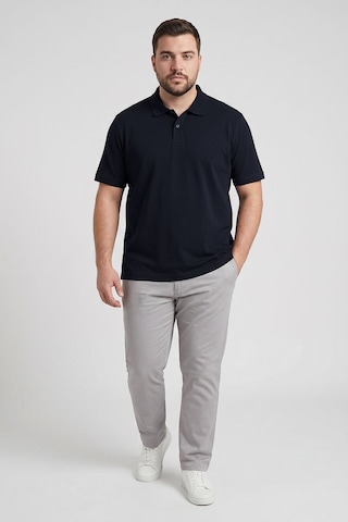 Tommy Life Lacivert Polo Yaka Büyük Beden Battal Erkek T-shirt - 88511