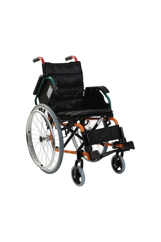 G305 Alüminyum Pediatrik Tekerlekli Sandalye 35 Cm Oturma Genişliği, 100 Kg Taşıma