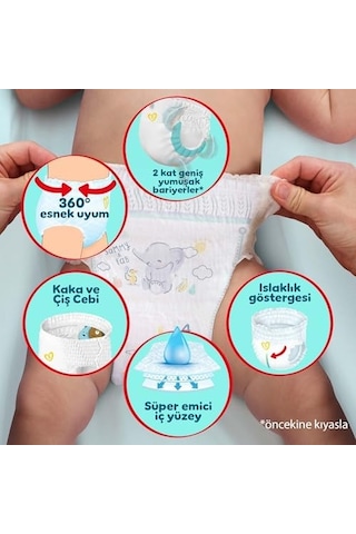Külot Bebek Bezi Premium Care 5 Numara 34&apos Lü 11-17 Kg
