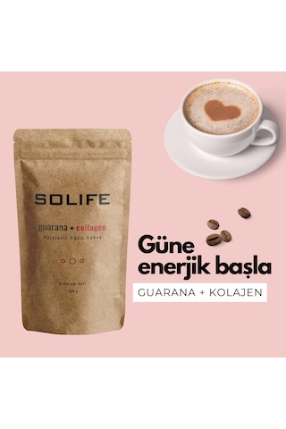 Solife Guarana ve Kolajenli Hazır Kahve Premium Soft 100 G