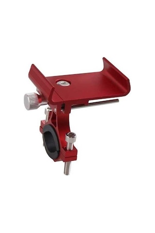 Novahub Shidai888 Motosiklet Telefon Tutacak, Alüminyum Kırmızı, Uzun Boy Kırmızı